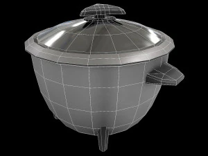 Rice Cooker Design 1 3D Model