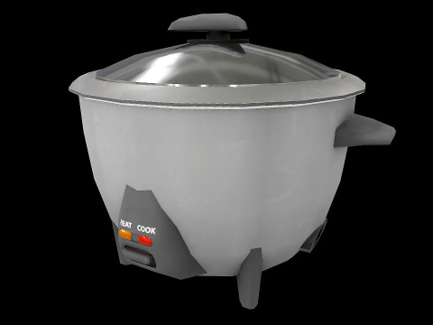 Rice Cooker Model 1 3D Model