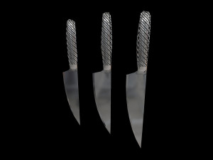 Kitchen Knife Holder With Whetstone 3Dモデル