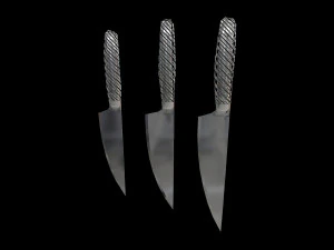 Kitchen Knife Holder With Whetstone 3D Model