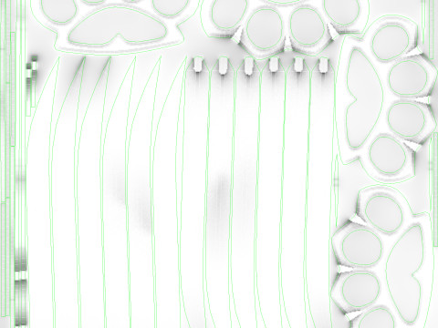 Brass Knuckles With Knife Claws Model 3D