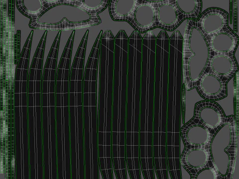 Brass Knuckles With Knife Claws 3D Model