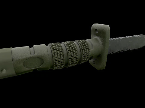 Aircrew Survival Egress Knife 3D Model