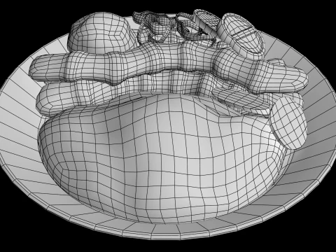 Kebab Rice Recipe 3D Model
