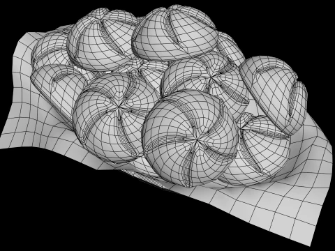 Kaiser Roll 3D Model