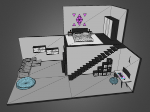 Isometric Room 3D Модель