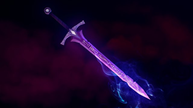 Sword Modelo 3D .c4d .max .obj .3ds .fbx .stl .blend 