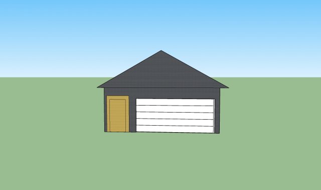 Garage 3D Model .c4d .max .obj .3ds .fbx .stl .blend
