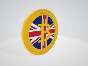 Bitcoin UK 3D Model