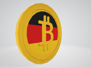 Bitcoin Germany 3D Модель
