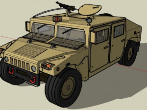 Hummer car 3D Model