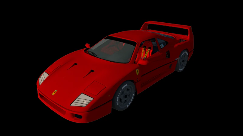 Ferrari sport car 3D Model .c4d .max .obj .3ds .fbx .stl .blend