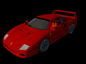 Ferrari sport car 3D Model