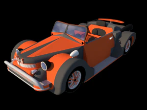 Старая машина 3D Модель