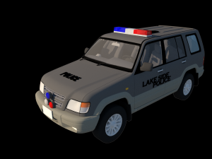 Police car 3D Модель