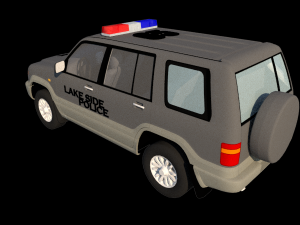 Police car 3D Модель