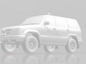 Police car 3D Модель