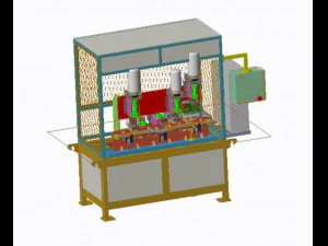 Drilling machine to drill multiple drile 3D Model