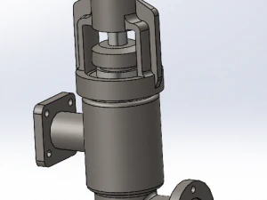 Клапан 3D 3D Модель
