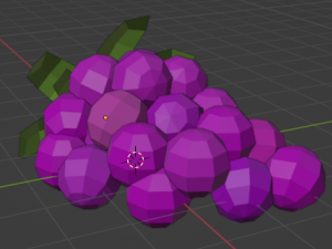 Low poly fruit pack 3D Model