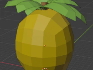 Low poly fruit pack 3D Model