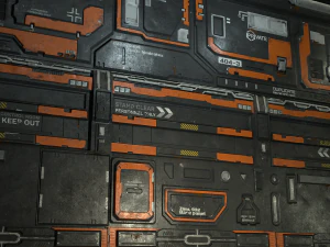 Trim Sheet Sci-Fi Environment CG Textures