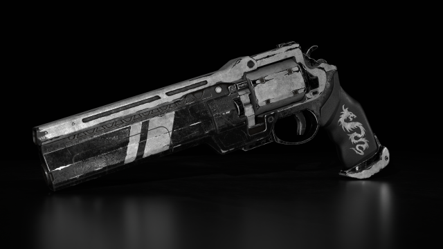 Weapon Game Ready 3D Model .c4d .max .obj .3ds .fbx .stl .blend 