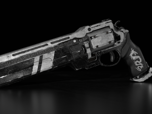 Weapon Game Ready 3D Model
