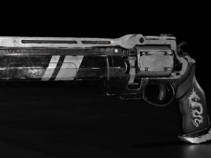 Weapon Game Ready 3D Model