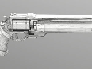 Weapon Game Ready 3D Model