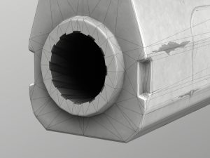 Weapon Game Ready 3D Model