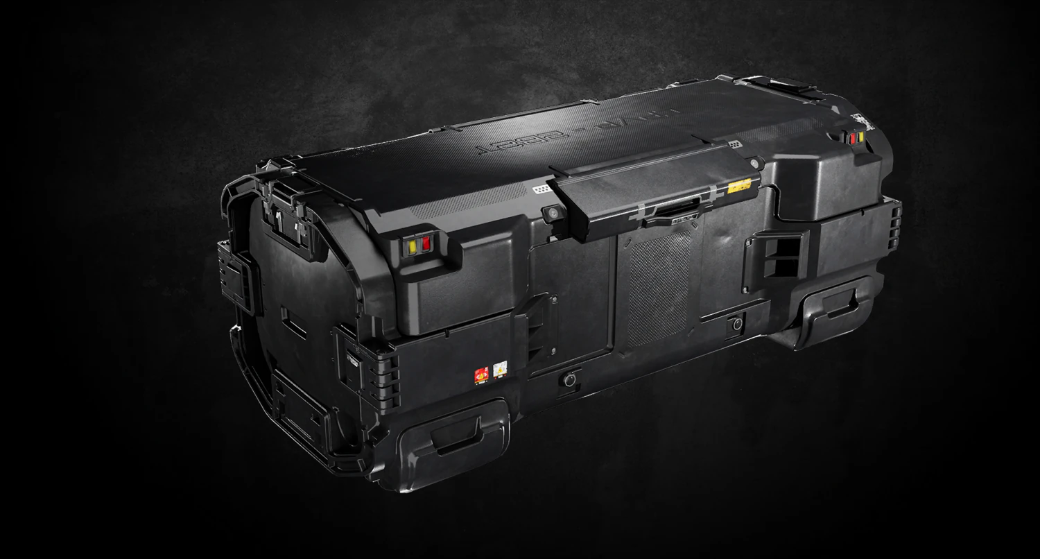 Hard Surface Metal Case 3D Model .c4d .max .obj .3ds .fbx .stl .blend 