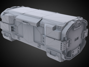 Hard Surface Metal Case Modelo 3D