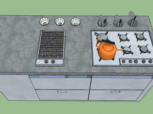 Stove - Estufa 3D Модель
