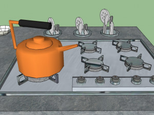 Stove - Estufa 3D Модель