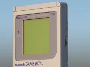 Consola Nintendo Game Boy Modelo 3D