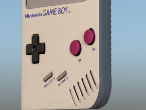 Nintendo Game Boy Console 3D Модель