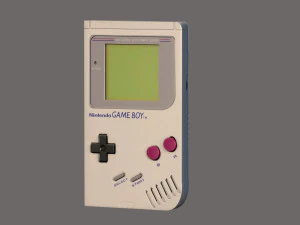 Nintendo Game Boy Console 3D Model
