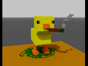 Krippy Chicken 3D Modell
