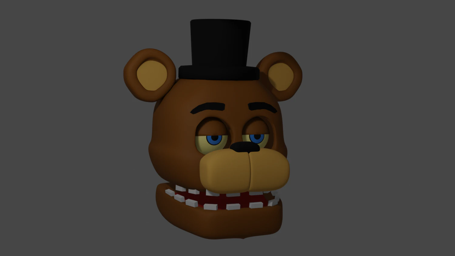 Withered freddy 3D Model .c4d .max .obj .3ds .fbx .stl .blend 