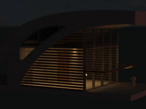 Floating House 3D Model