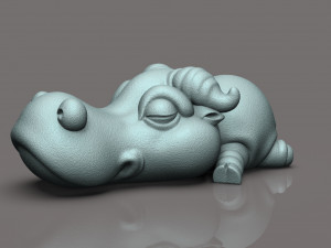 Buffalo chibi 3D Print Model