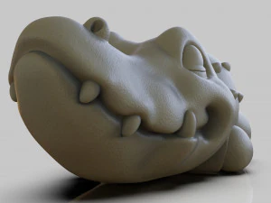 Alligator chibi 3D Print Model