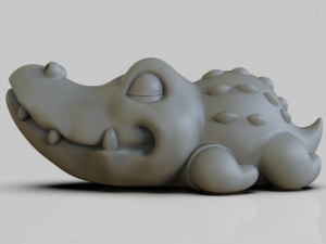Alligator chibi 3D Print Model