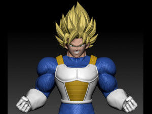 Goku ss1 armor Model Cetak 3D