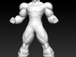 Goku ss1 armor Model Cetak 3D