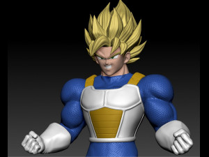 Goku ss1 armor Model Cetak 3D