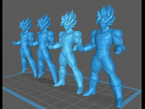 Goku ss1 armor Model Cetak 3D