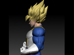 Goku ss1 armor Model Cetak 3D