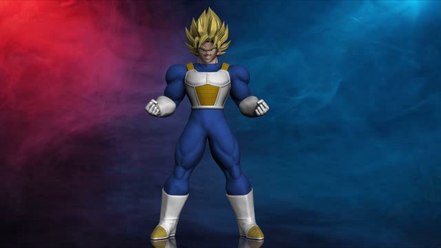 Goku ss1 armor Model Cetak 3D .c4d .max .obj .3ds .fbx .stl .blend 